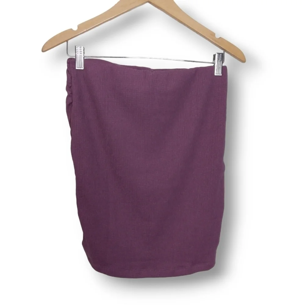 New Free People Angie Wrap Skirt In Plum Size Small - Picture 3 of 6